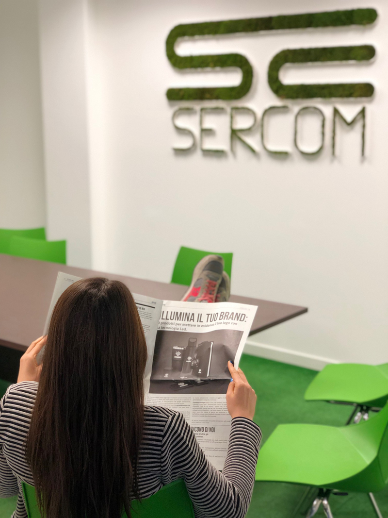 Newspaper - gadget Sercom - gift personalizzati