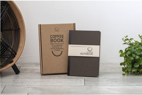 gadget ecologici e sostenibili - taccuino caffè personalizzato